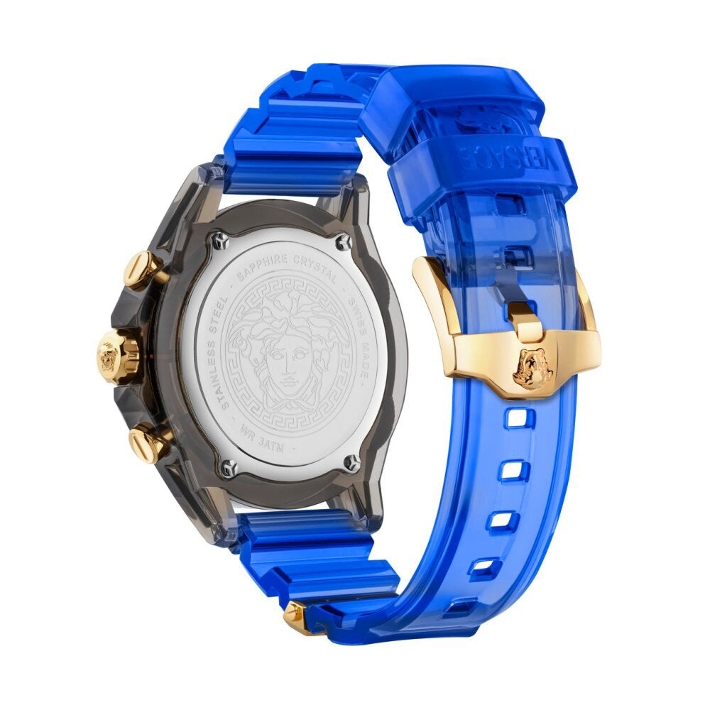 Versace Icon Active 44mm Men's Black Dial Chronograph Watch