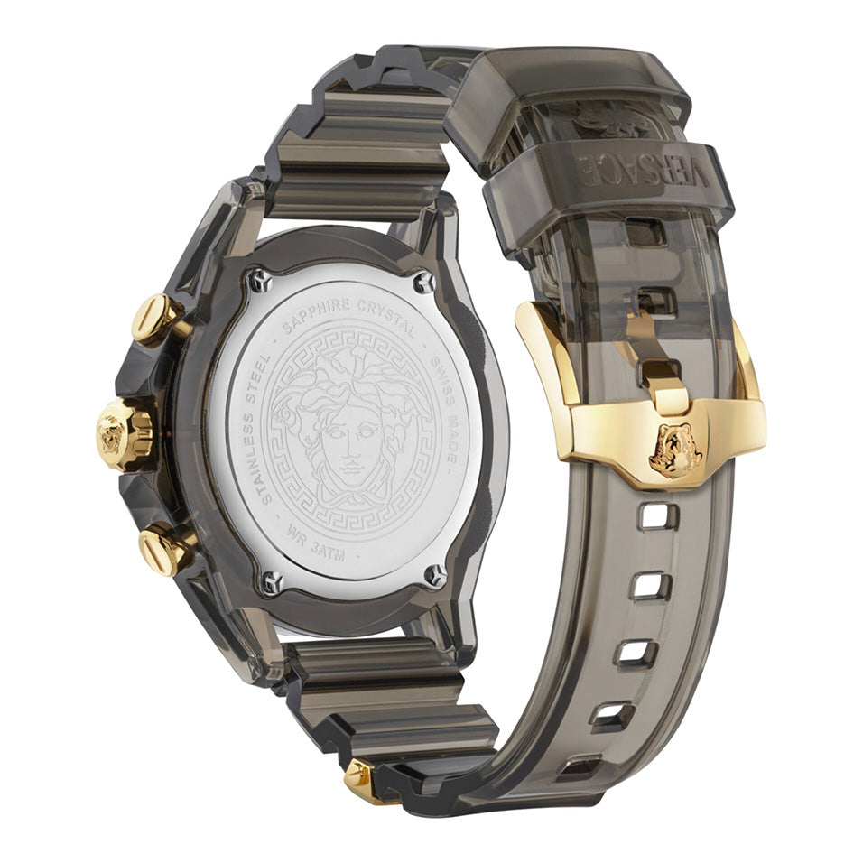Versace Icon Active 44mm Men's Black Dial Chronograph Watch