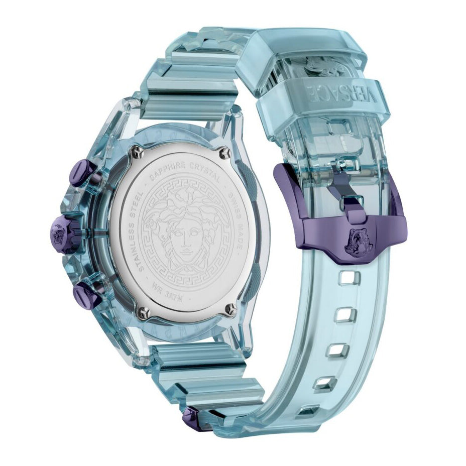 Versace Icon Active 44mm Men's Black Dial Chronograph Watch
