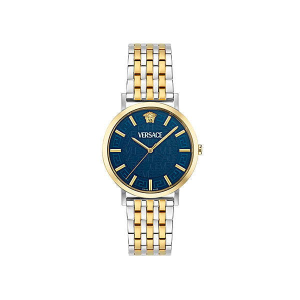 Versace Greca Slim Ladies’ Blue Quartz Watch