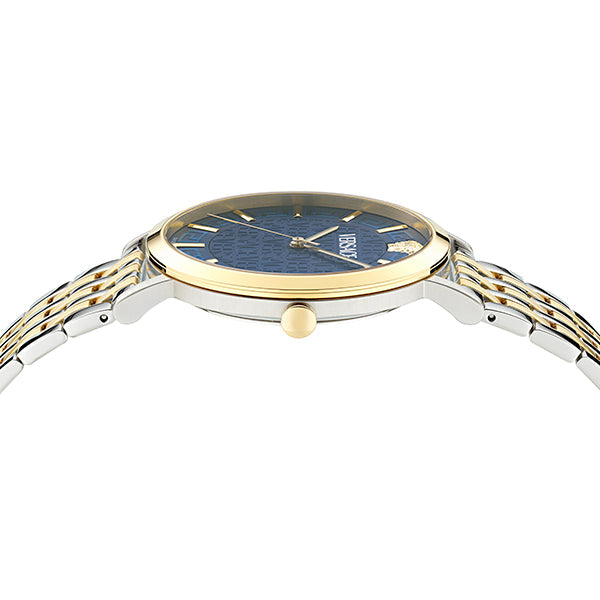 Versace Greca Slim Blue Quartz Ladies’ Watch
