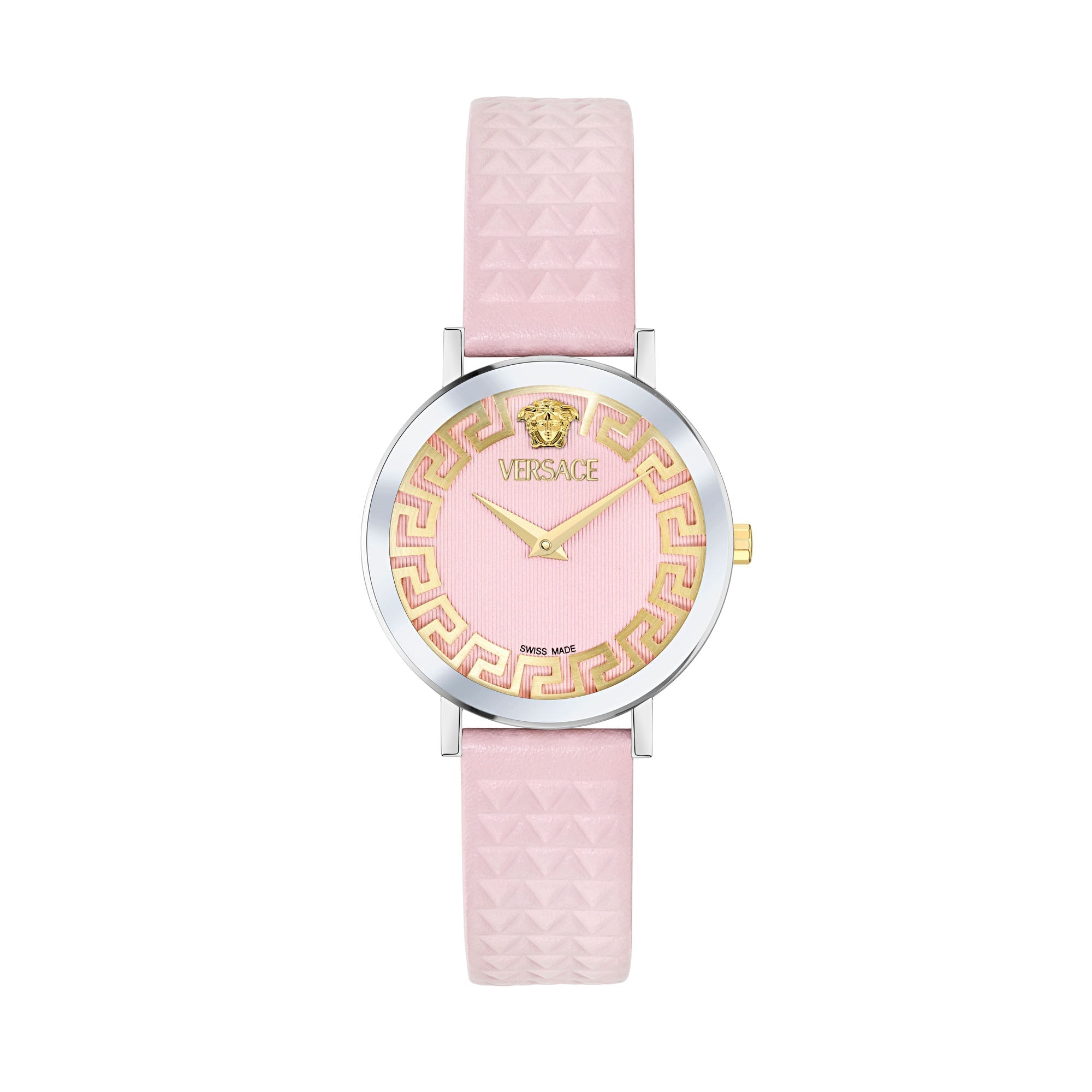 Versace Daedalus Ladies’ Silver Pink Watch