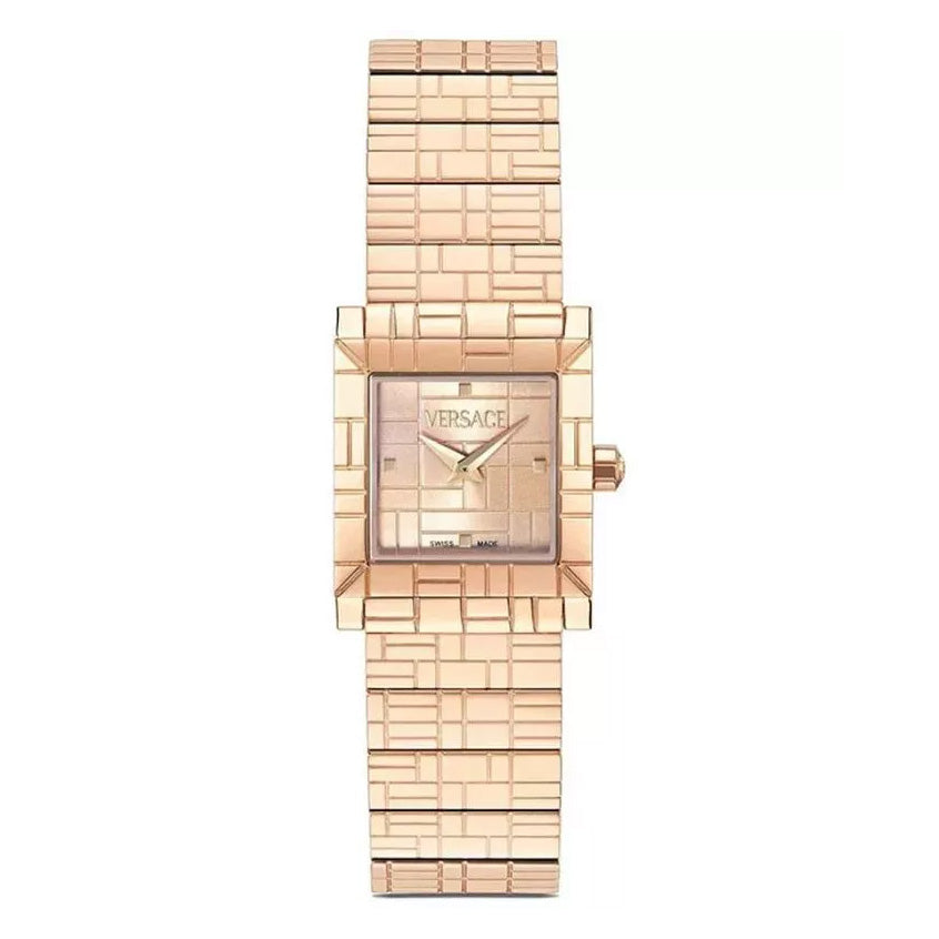 Versace Mosaic Rose Gold Quartz Ladies’ Watch