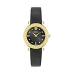 Versace Greca Sphere Ladies’ Black Gold Watch