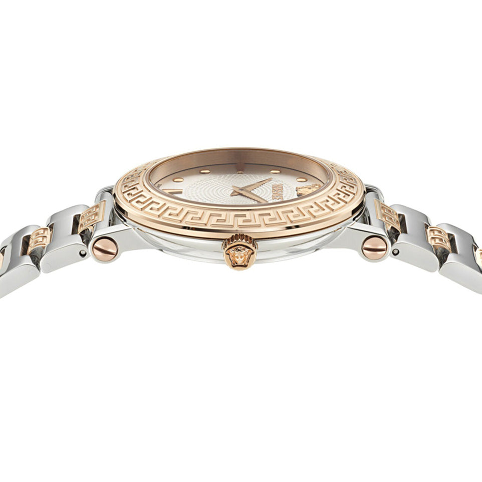 Versace Greca Sphere 30mm Two-Tone Bracelet Ladies Dress Watch