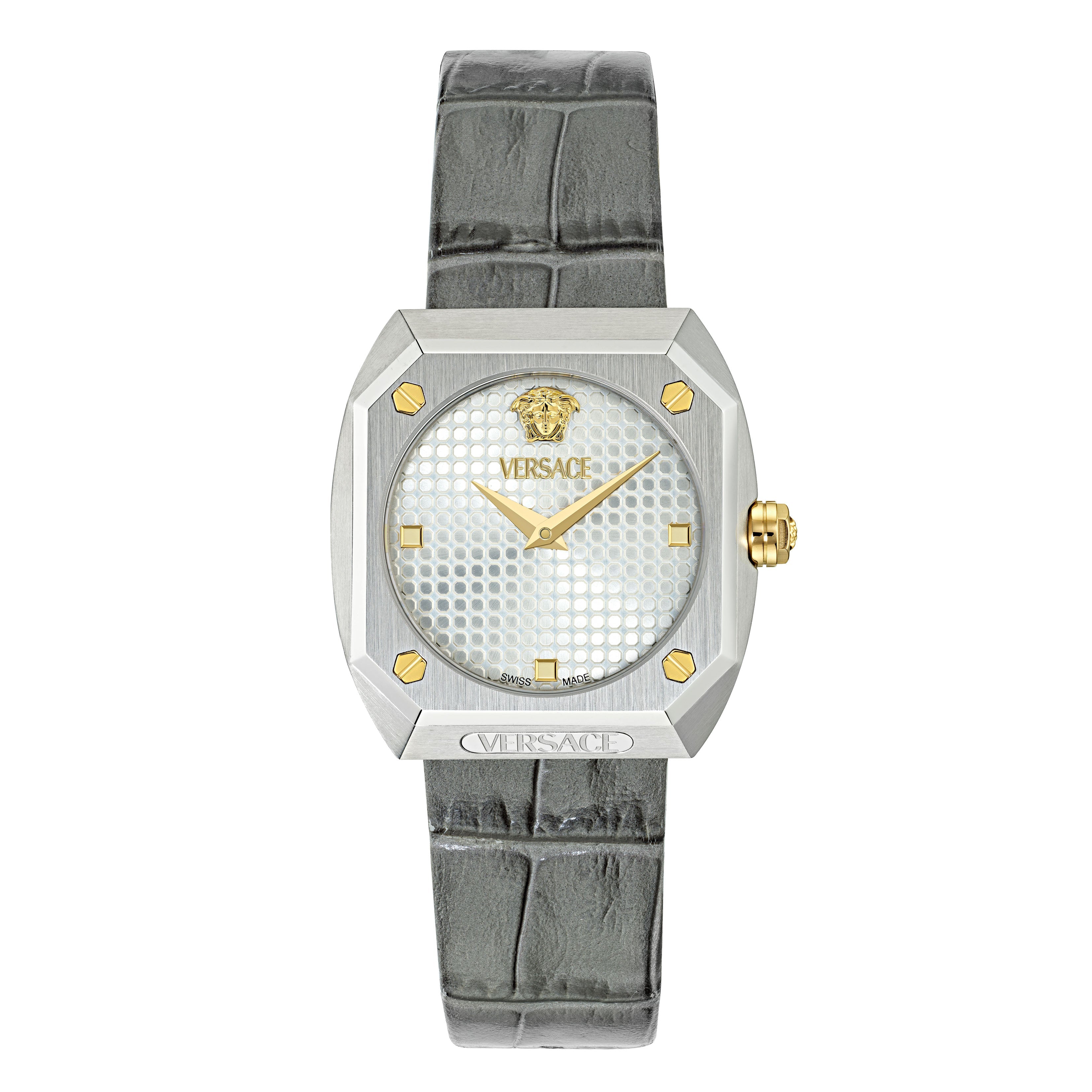 Versace Antares Ladies Silver Grey Watch