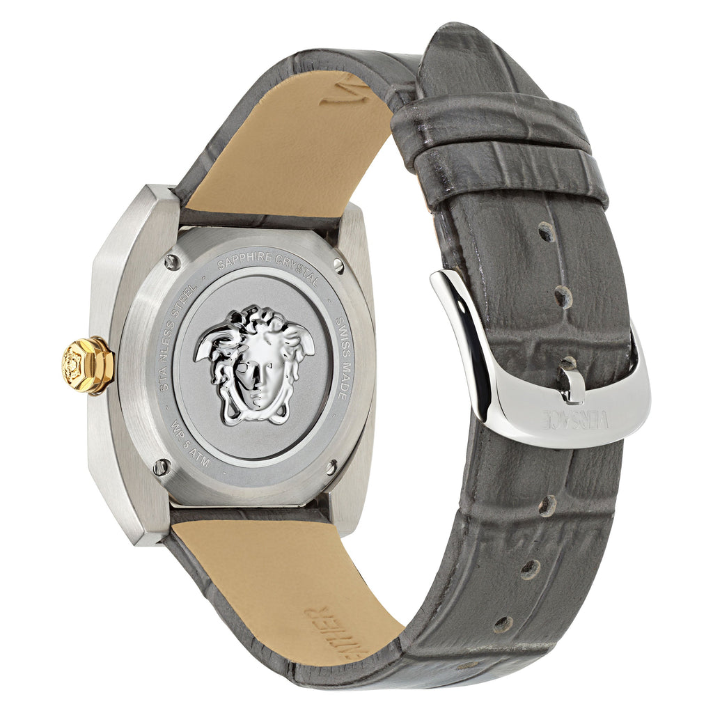 Versace Antares Ladies Silver Grey Watch