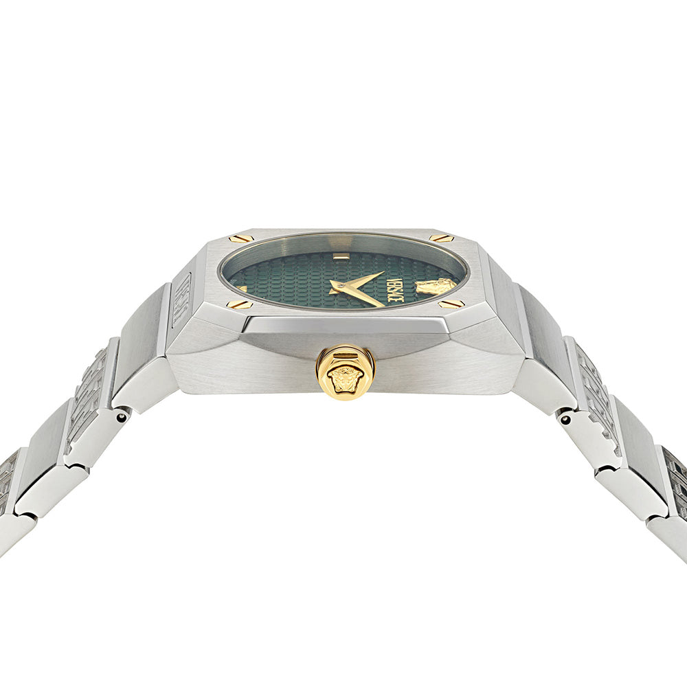 Versace Antares 35mm Classic Green Silver Ladies’ Watch