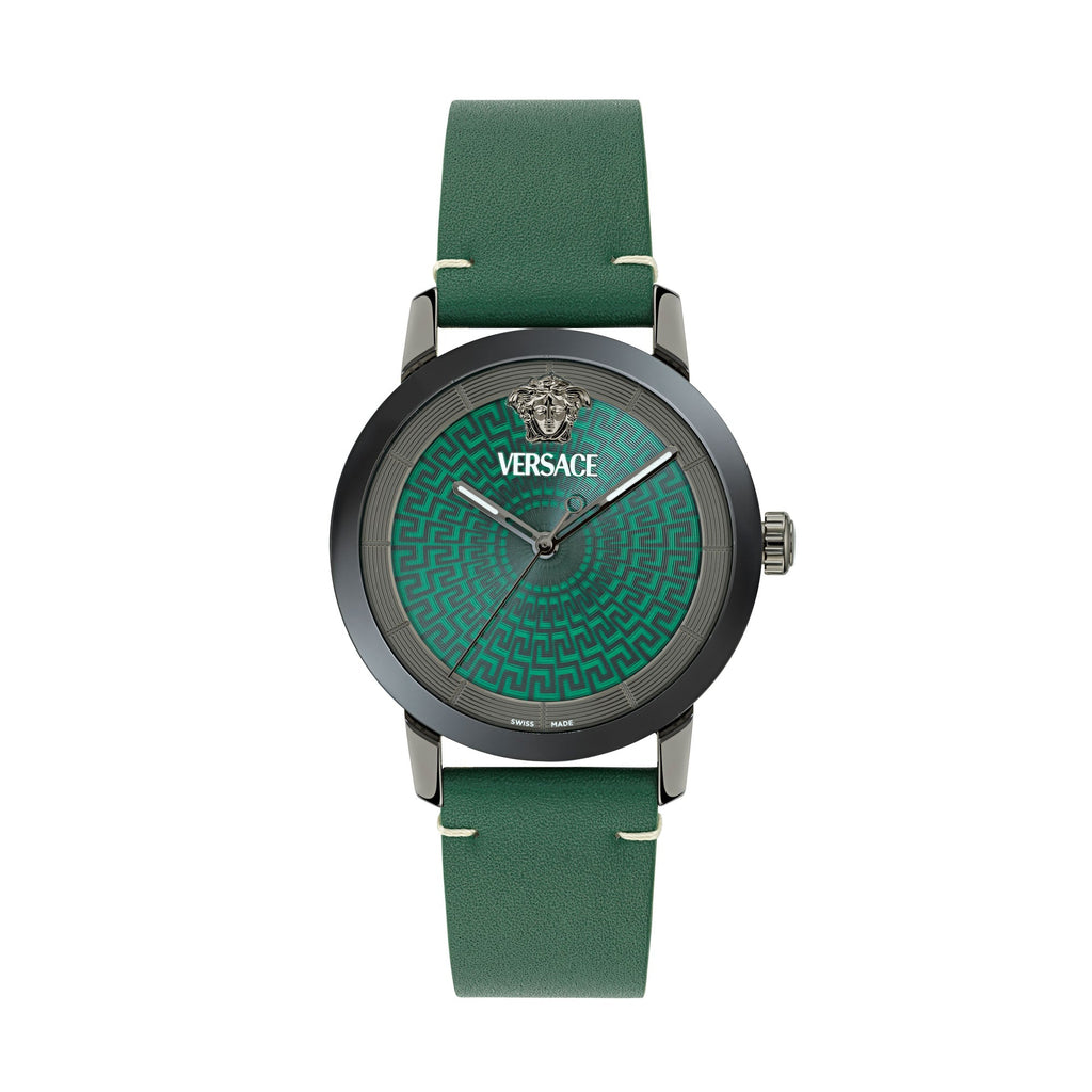 Versace V-Helix Men’s Green Gunmetal Watch