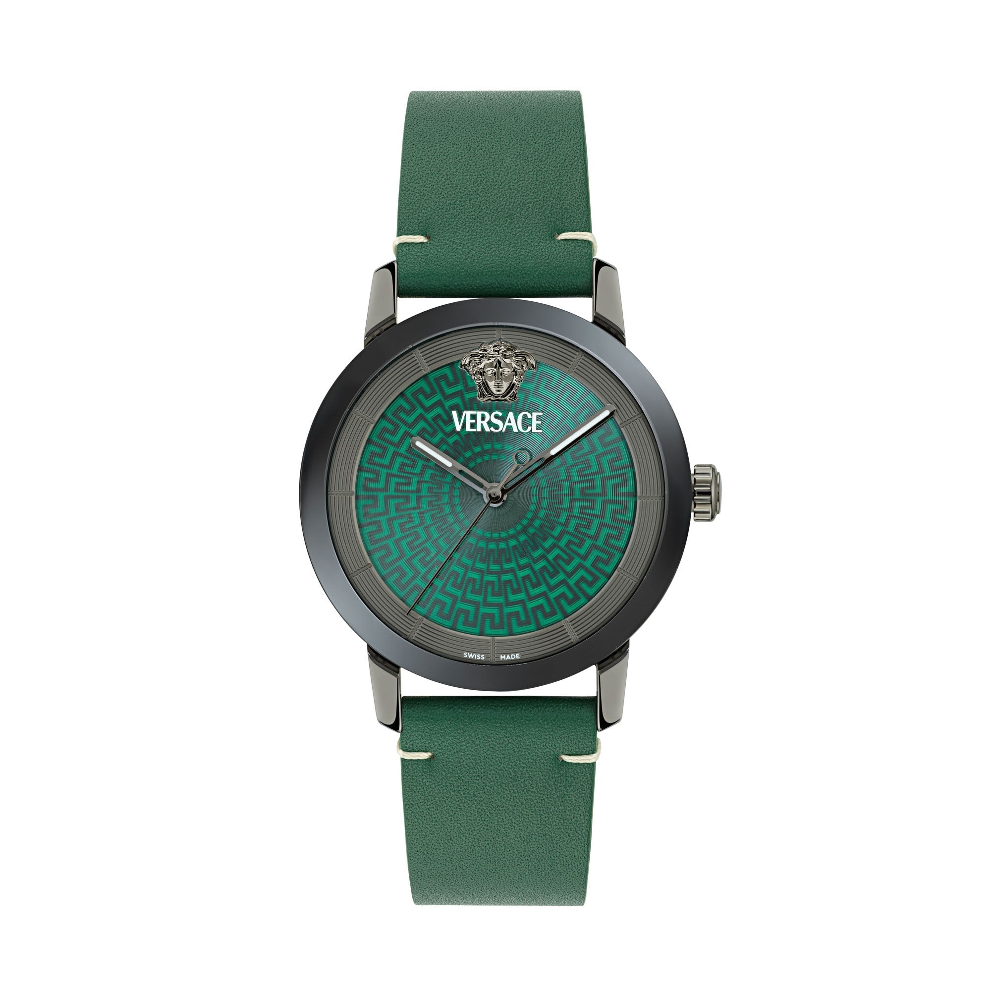 Versace V-Helix Men’s Green Gunmetal Watch