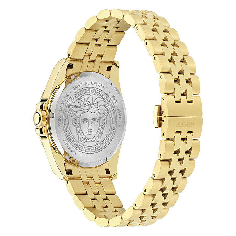 Versace Anteo 41mm Black Gold Men’s Dress Watch