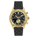 Versace Chrono Chronograph Men’s Black Gold Watch