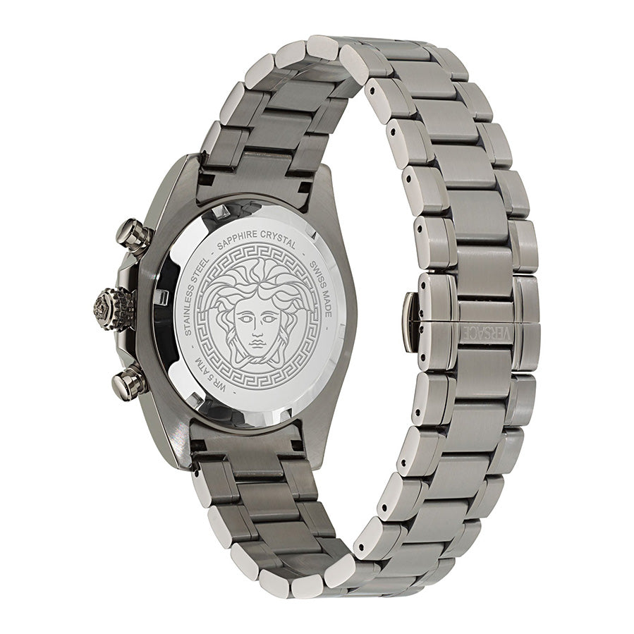 Versace Chrono X 44mm Chronograph Green Dial Men’s Watch
