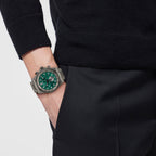 Versace Chrono X 44mm Chronograph Green Dial Men’s Watch