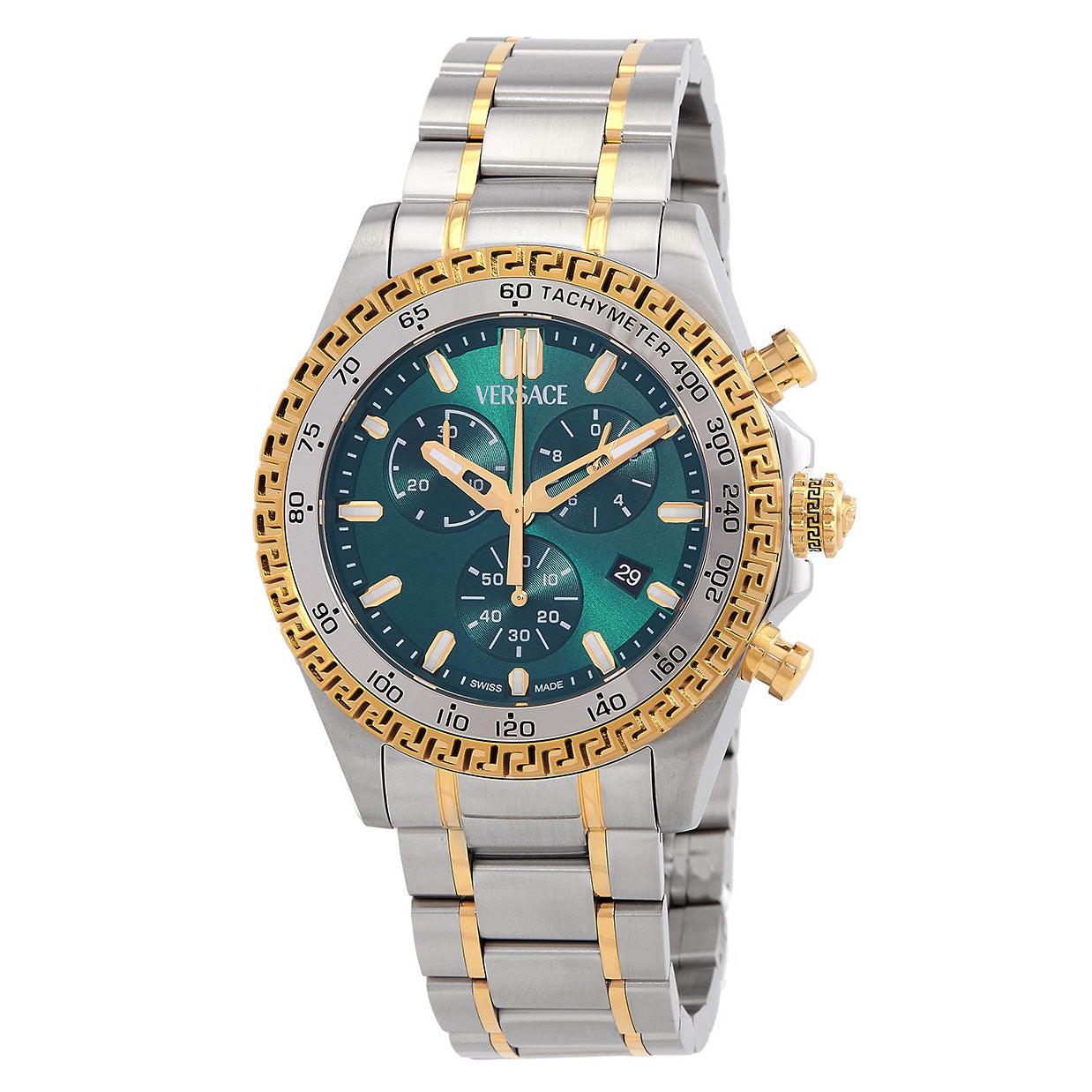 Versace Chrono X 44mm Green Men’s Chronograph Watch