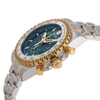 Versace Chrono X 44mm Stainless Steel Green Dial Men’s Watch