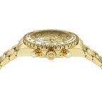 Versace Chrono X 44mm Chronograph Gold Dial Men’s Watch