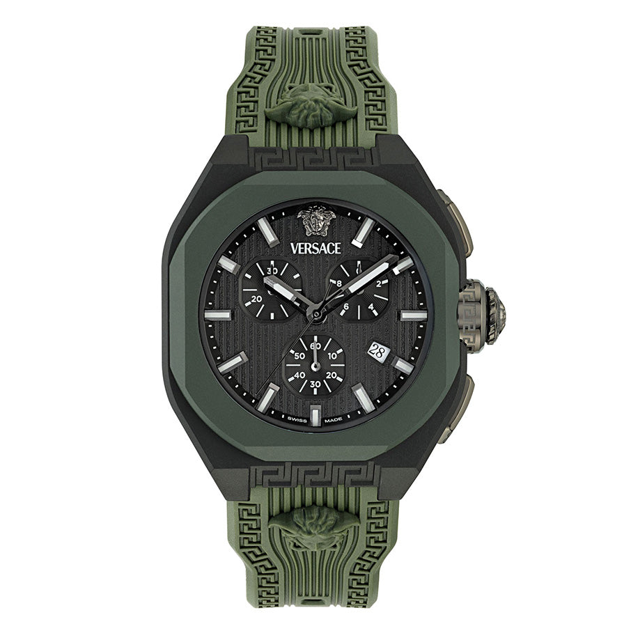 Versace V-Legend 44mm Chronograph Black Dial Men’s Watch