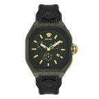 Versace V-Legend 44mm Chronograph Green Dial Men’s Watch