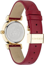 Versace Ladies Watch Mini Vanity Red