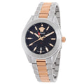 Versace V-Code GMT 42mm Black Two-Tone Men’s Dress Watch
