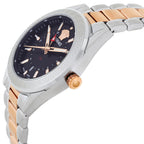 Versace V-Code GMT 42mm Black Dial Two-Tone Men’s Watch