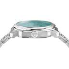 Versace Dylos Automatic Men's Turquoise Silver Watch