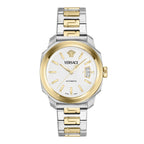 Versace Dylos Automatic Men's White Silver Gold Watch