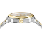 Versace Dylos Men's White Silver Gold Automatic Watch