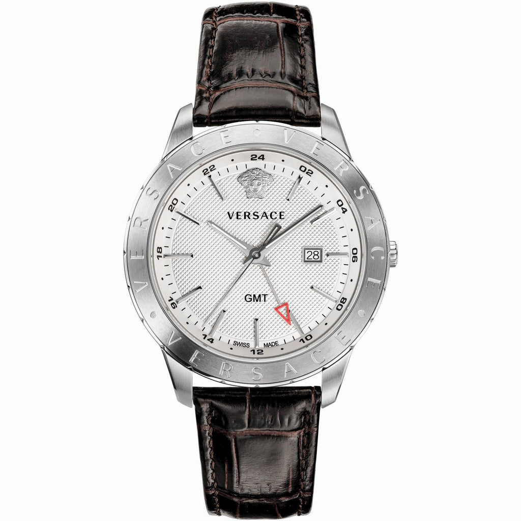Versace Men's Watch Univers GMT White Brown