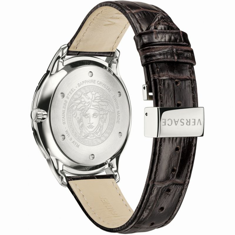 Versace Men's Watch Univers GMT White Brown