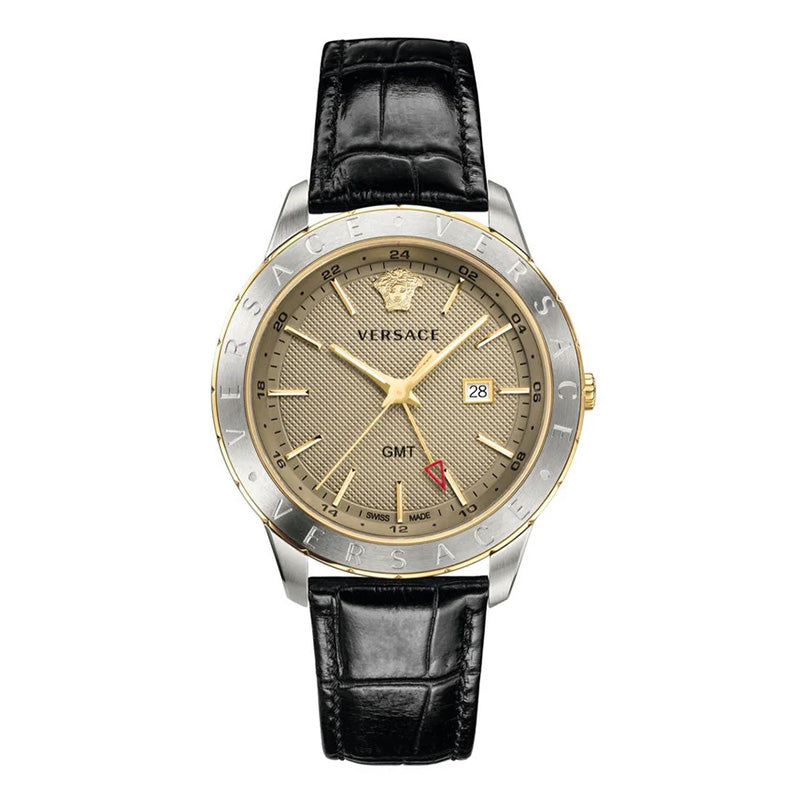 Versace Men's Watch Univers GMT Beige