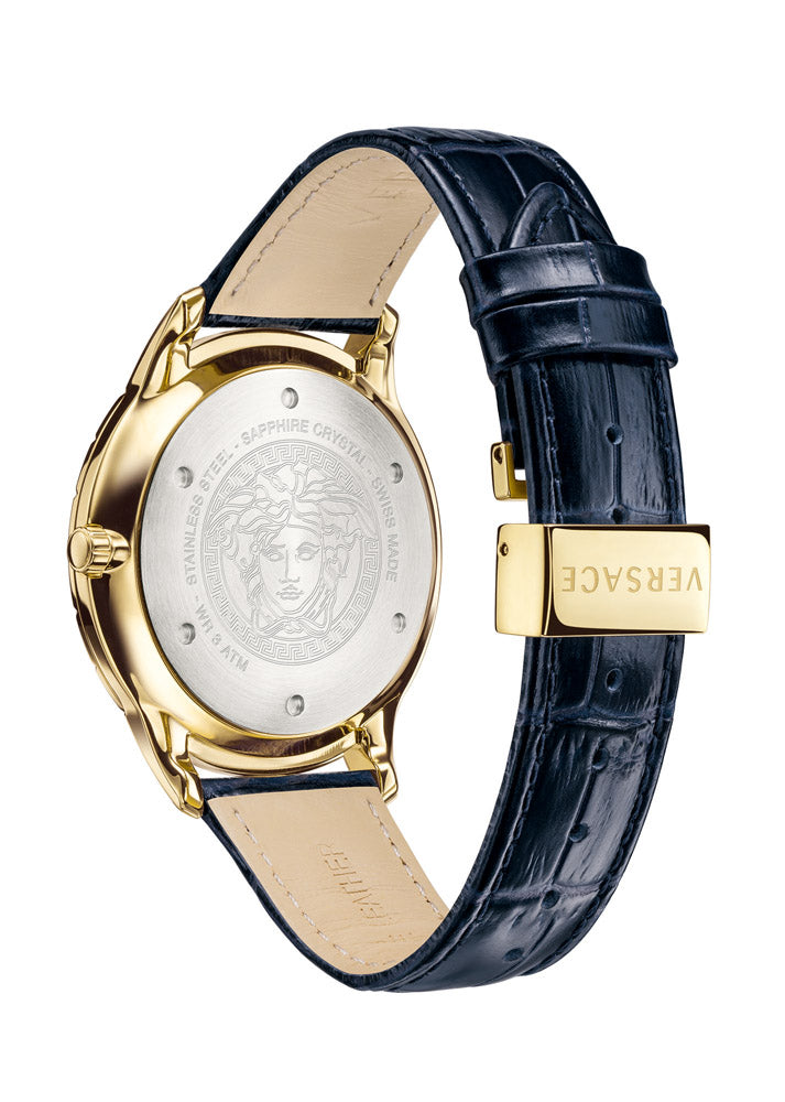 Versace Men's Watch Univers GMT Blue
