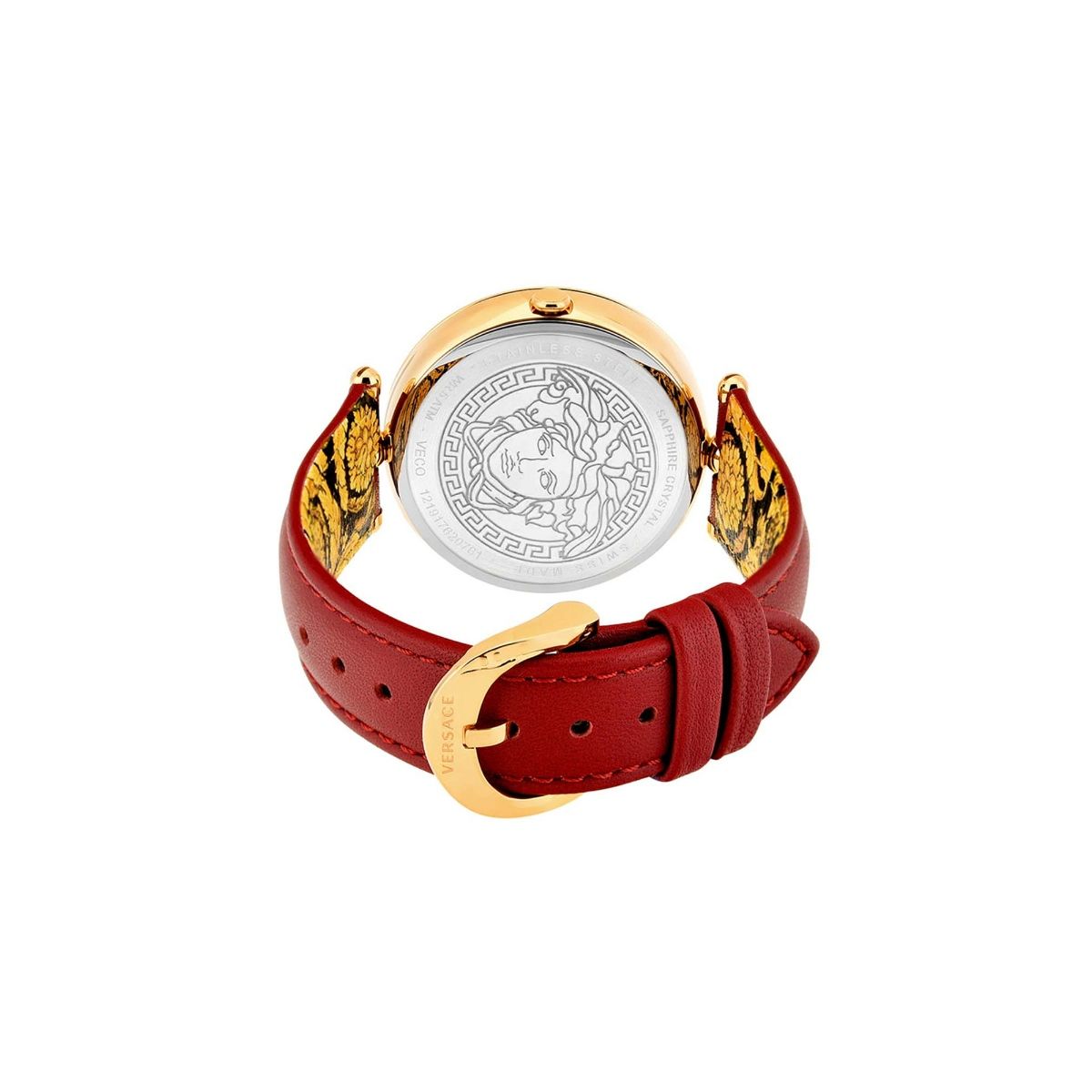 Versace Palazzo Empire Barocco Ladies' Red Gold Watch