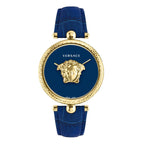 Versace Ladies Watch Palazzo Empire 39mm Blue Gold
