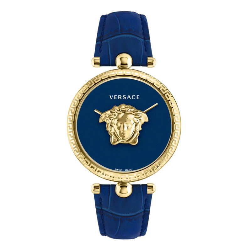 Versace Ladies Watch Palazzo Empire 39mm Blue Gold