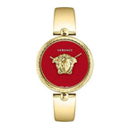 Versace Ladies Watch Palazzo Empire 39mm Red Gold Band