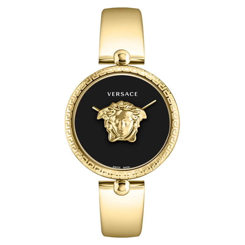Versace Ladies Watch Palazzo Empire 39mm Black Gold Band
