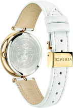 Versace Ladies Watch Palazzo Empire 34mm White Gold