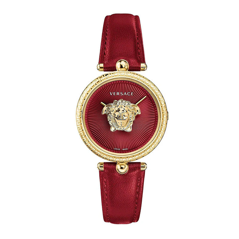 Versace Ladies Watch Palazzo Empire 34mm Red Gold