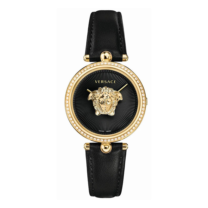 Versace Ladies Watch Palazzo Empire 34mm Black Gold