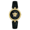 Versace Palazzo 34mm Black Ladies’ Leather Strap Watch