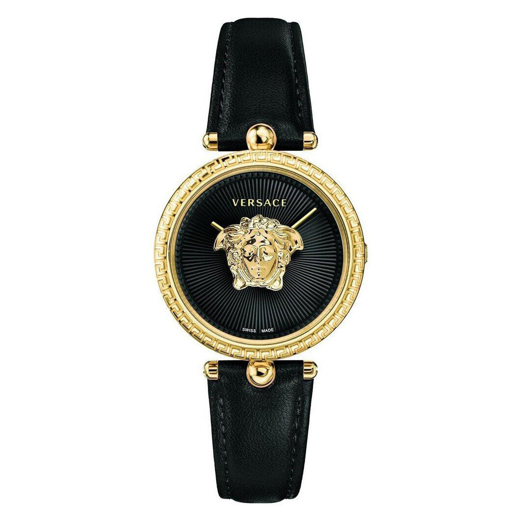 Versace Palazzo 34mm Stainless Steel Black Dial Ladies’ Watch