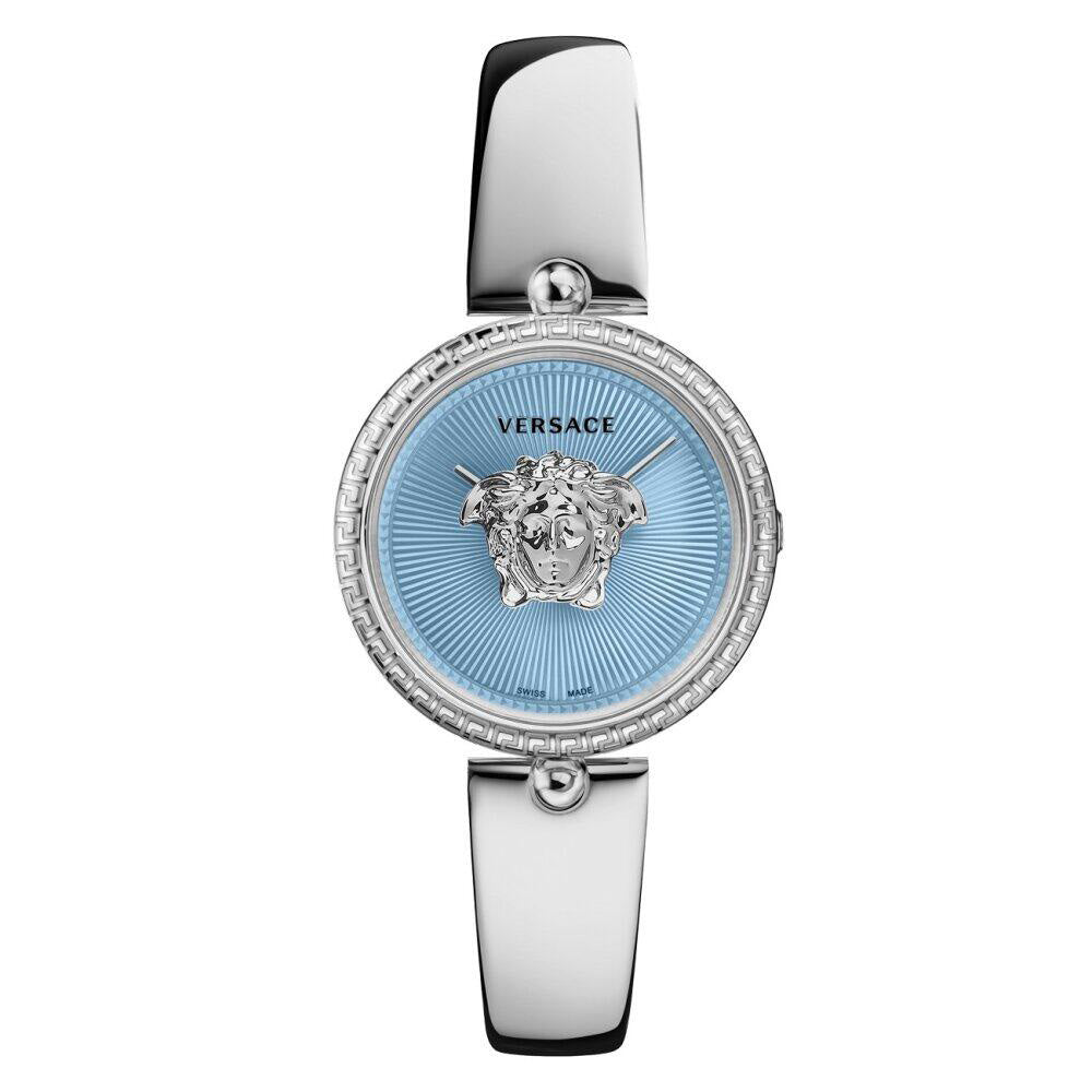 Versace Palazzo 34mm Stainless Steel Blue Dial Ladies’ Watch