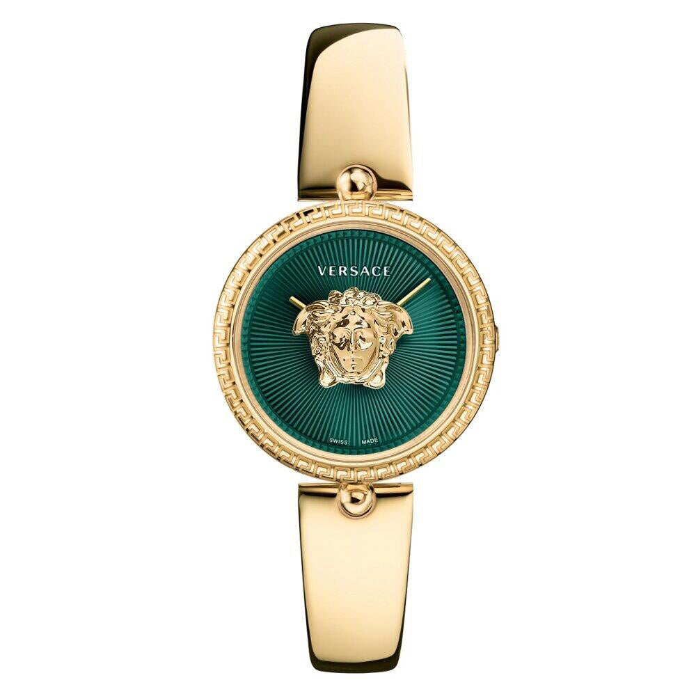Versace Palazzo Empire 34mm Gold Green Dial Ladies’ Watch