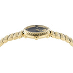 Versace Greca Goddess Petite Ladies' Black Gold Watch