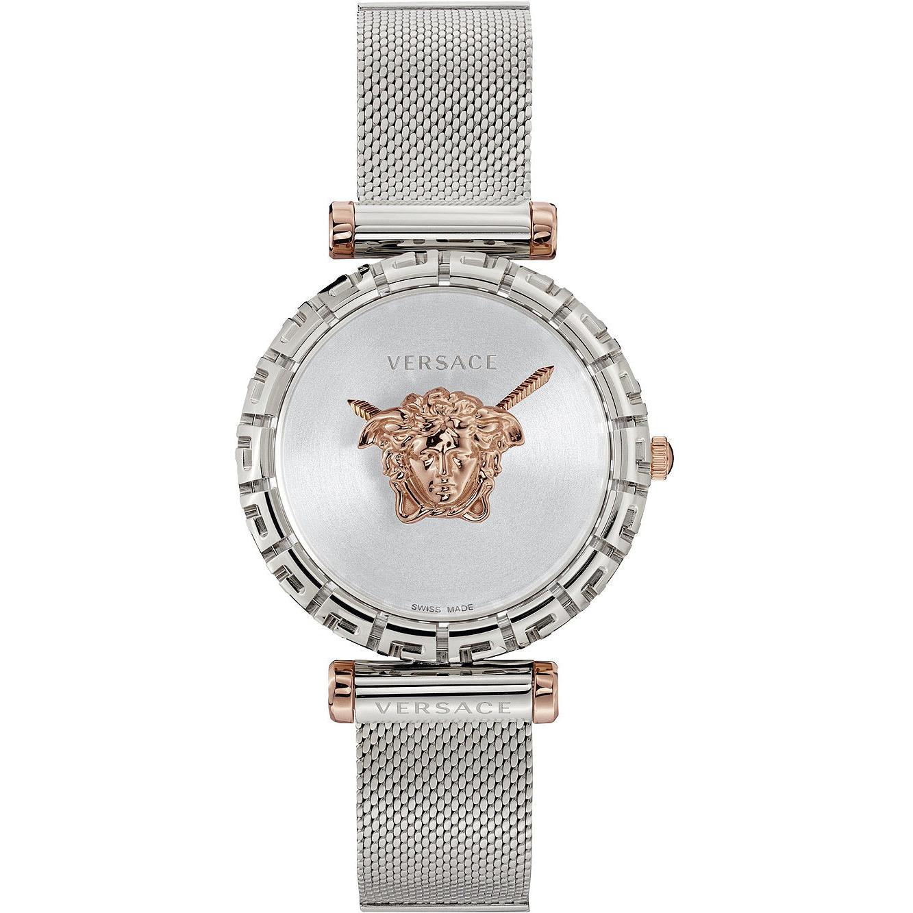 Versace Ladies Watch Palazzo Empire 37mm Silver Milanese Bracelet