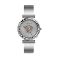 Versace Palazzo Empire Greca Silver Diamond Ladies’ Watch