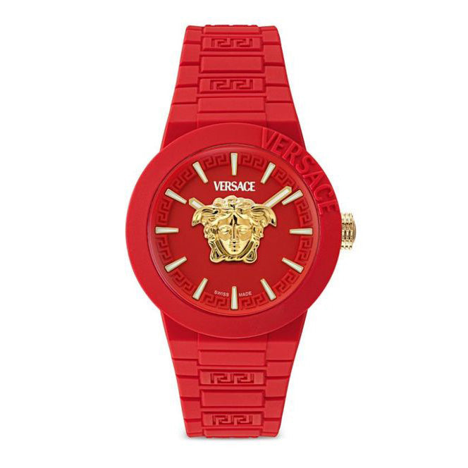 Versace V-Pop Men’s Red Gold Quartz Watch