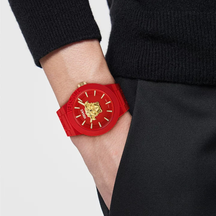 Versace V-Pop Red Gold Men’s Quartz Watch